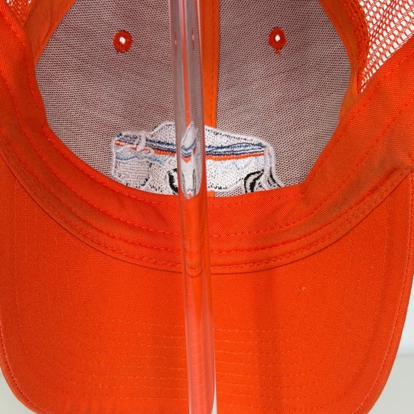 Patagonia Fitz Roy Bison Trucker One Size Hat Mesh Snapback Orange - Picture 4 of 7